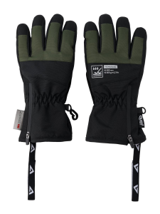 Перчатки детск. "Мейди", зеленый_черный