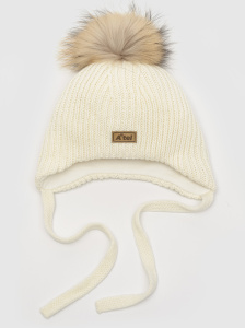 ШАПКА "Диджа", экрю