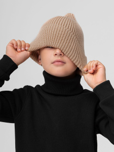 Шапка, бежевый