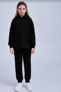 Костюм оверсайз кенгуру "Черный"