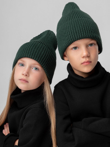 Шапка, изумрудный