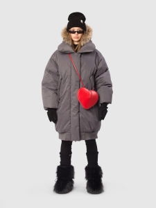 Пальто Сибирячка TF350 гр., т.серый