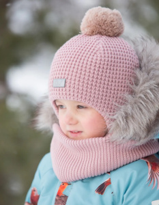 ШАПКА "Cone", чайная роза