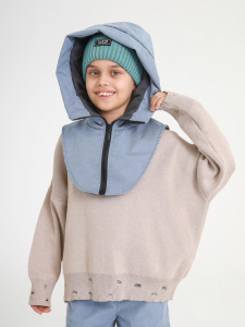 Капюшон VELUR, деним