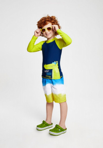 Шорты купальные д/мал. "Моррис" цвет желтый_синий