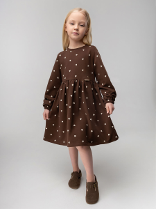 Платье, коричневый (экрю)