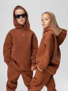 Костюм, коричневый