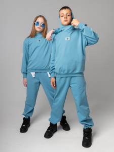 Костюм, голубой