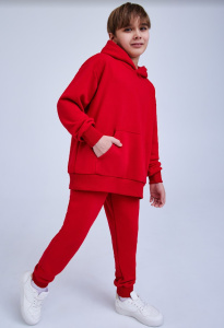 Костюм оверсайз кенгуру "Красный"