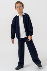 Бомбер, синий