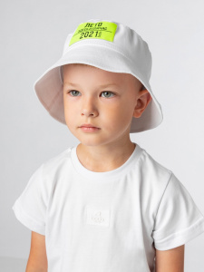 Панама, белый (салатовый)