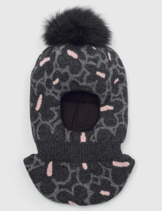 ШЛЕМ "Bloom", черный/св.розовый