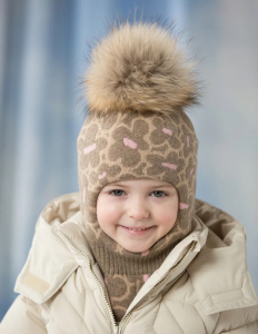 ШЛЕМ "Bloom", бежевый/св.розовый