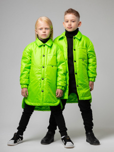 Куртка, неон зеленый
