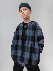 Толстовка, синий (черный)