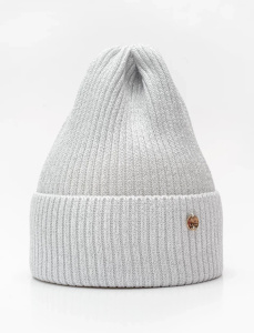 ШАПКА "Strow", белый блеск