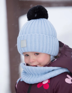 ШАПКА "Uno", св.голубой