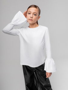 Лонгслив, белый