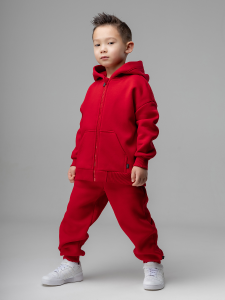 Костюм, красный