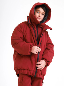 Капюшон VELUR, бордо