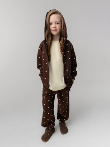 Костюм, коричневый (экрю)