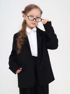 Пиджак over классический, черный