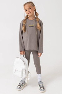 Лонгслив, серый