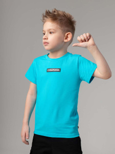 Футболка, бирюзовый