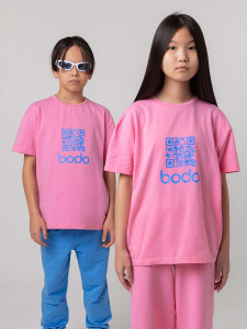 Футболка, розовый