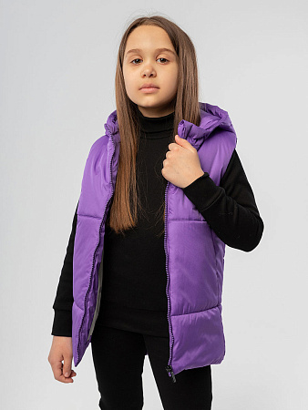 Жилет, фиолетовый