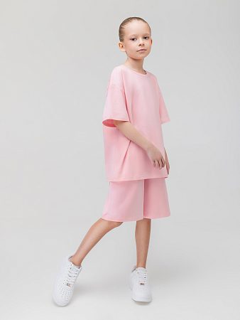 Костюм, розовый