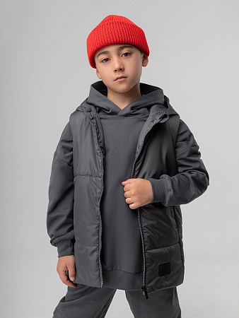 Жилет, темно-серый