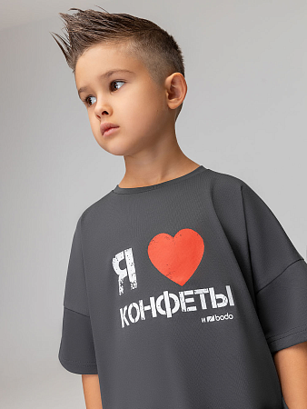 Футболка, серый