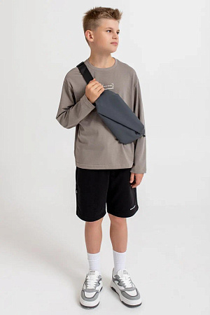 Лонгслив, серый