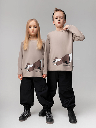 Лонгслив, бежевый