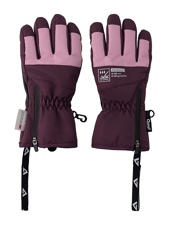 Перчатки детск. "Мейди", пыльная роза_вишневый