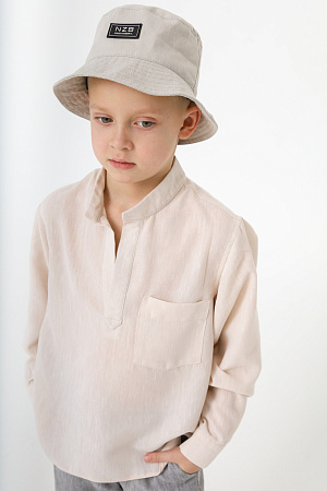 Рубашка-хенли Лен, крем