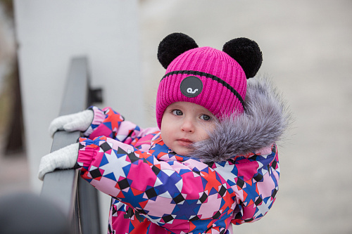 ШАПКА "Pari", ярк.фуксия