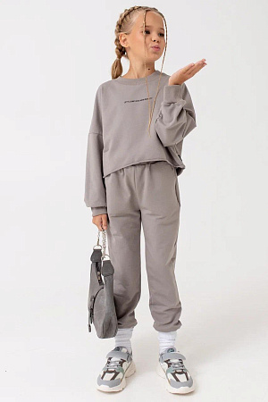 Костюм, серый