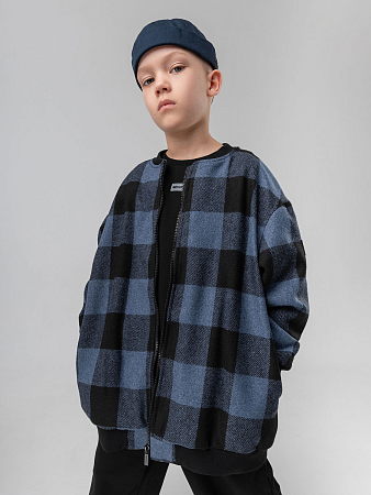 Толстовка, синий (черный)