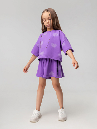 Костюм, фиолетовый