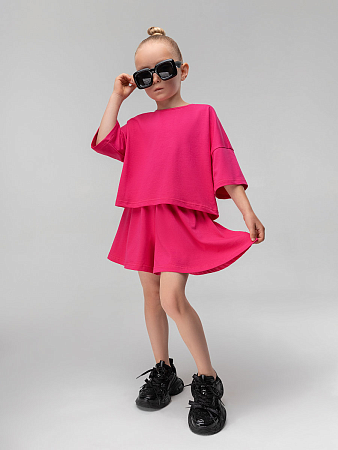 Костюм, фуксия