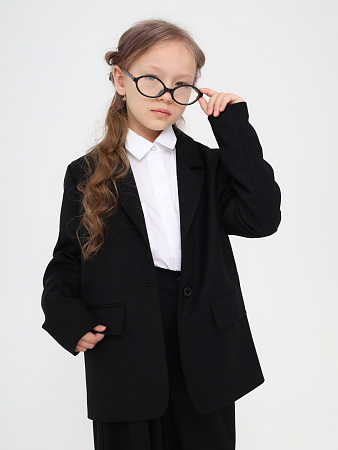 Пиджак over классический, черный