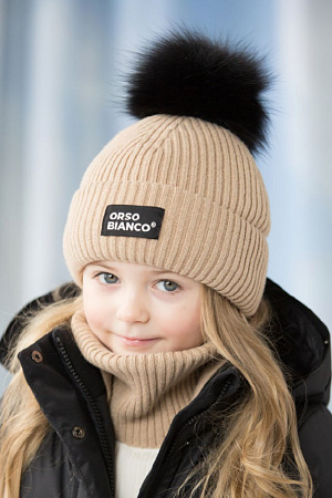 ШАПКА "Mani", бежевый