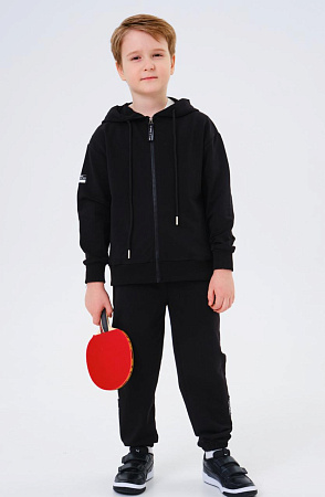 Худи на молнии, черный