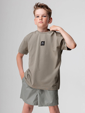 Костюм, серо-зеленый