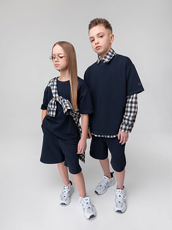 Костюм, темно-синий